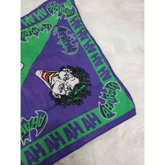 Batman The Joker The Killing Joke Bandana Handkerchief DC Comics Villain 21"x21" - Picture 3 of 5